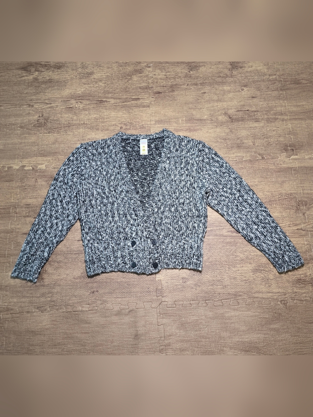 St Michael Aitaurechite knit button sweater cardigan Women Size XL UK 16 Vtg